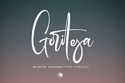 Goritesa, a Script Font by pineungtype (Thumbnail 1 of 8)