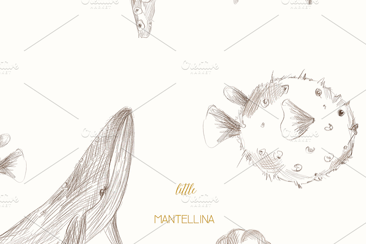 Wallpaper sea for kids, a Wallpaper Graphic by maniamantellina (Photo 1 of 3)