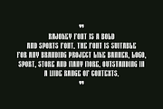 Gozone Roxikang - Tall & Military, a Sans Serif Font by QR Design Studio (Thumbnail 6 of 9)