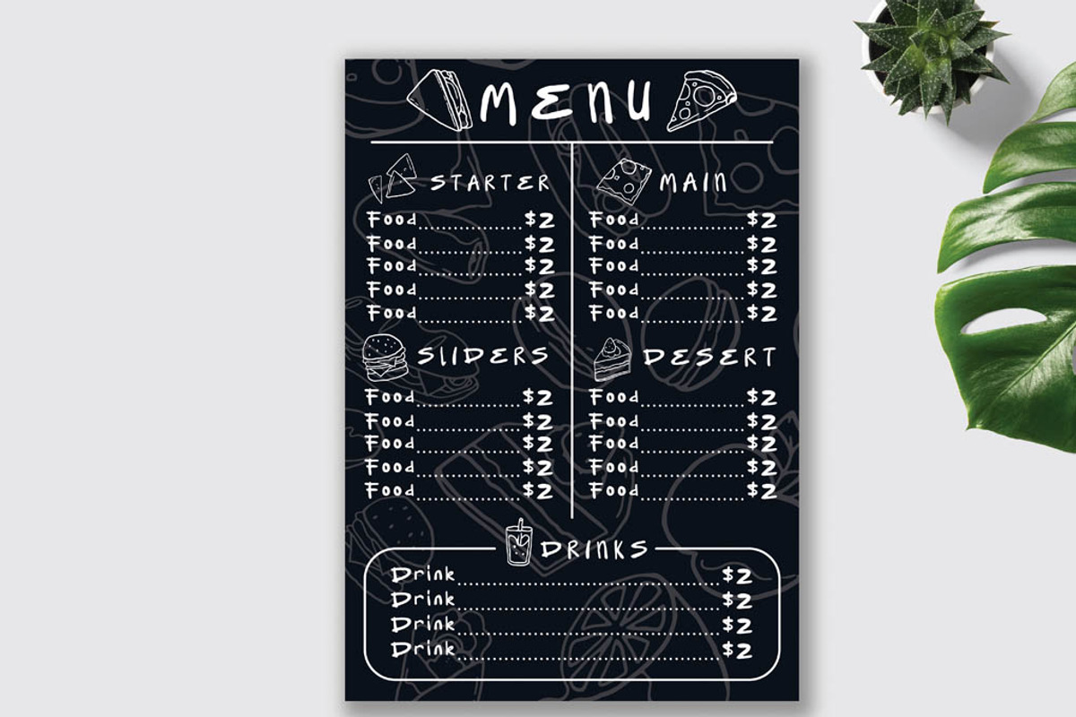 Scrummy Foodies Font preview 3