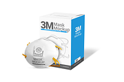 Face Mask Mockup, a Mask Mockup by Mockupdaddy (Thumbnail 4 of 14)