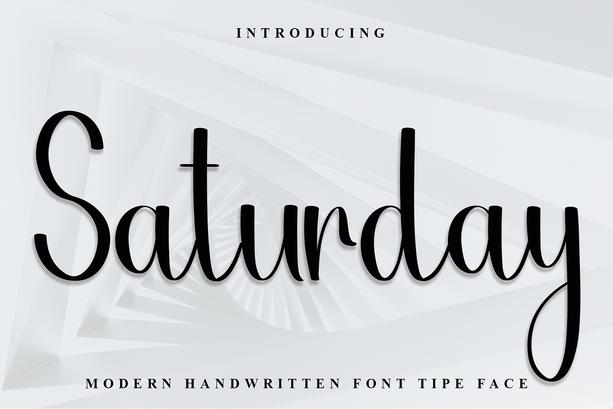 Saturday, a Handwritten Font by InermediaSTUDIO (Photo 1 of 8)