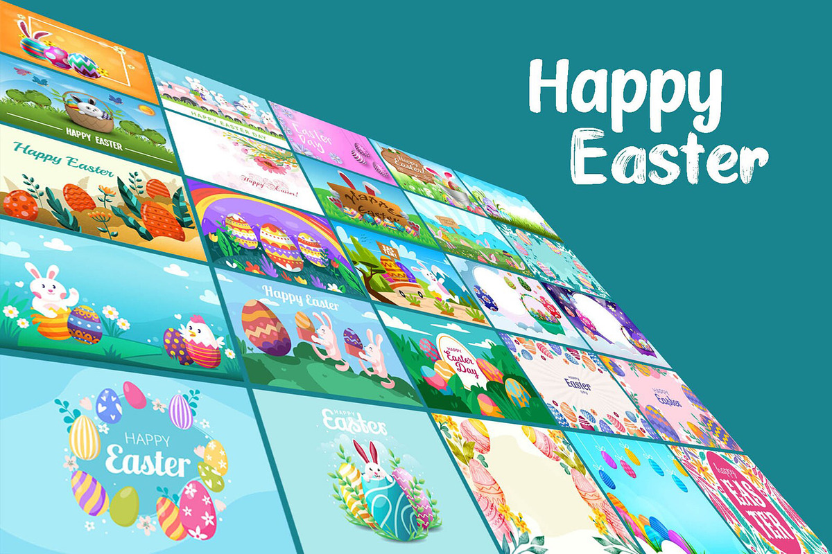 Easter Background Bundle, a Background Graphic by Digital Studio (Photo 3 of 3)