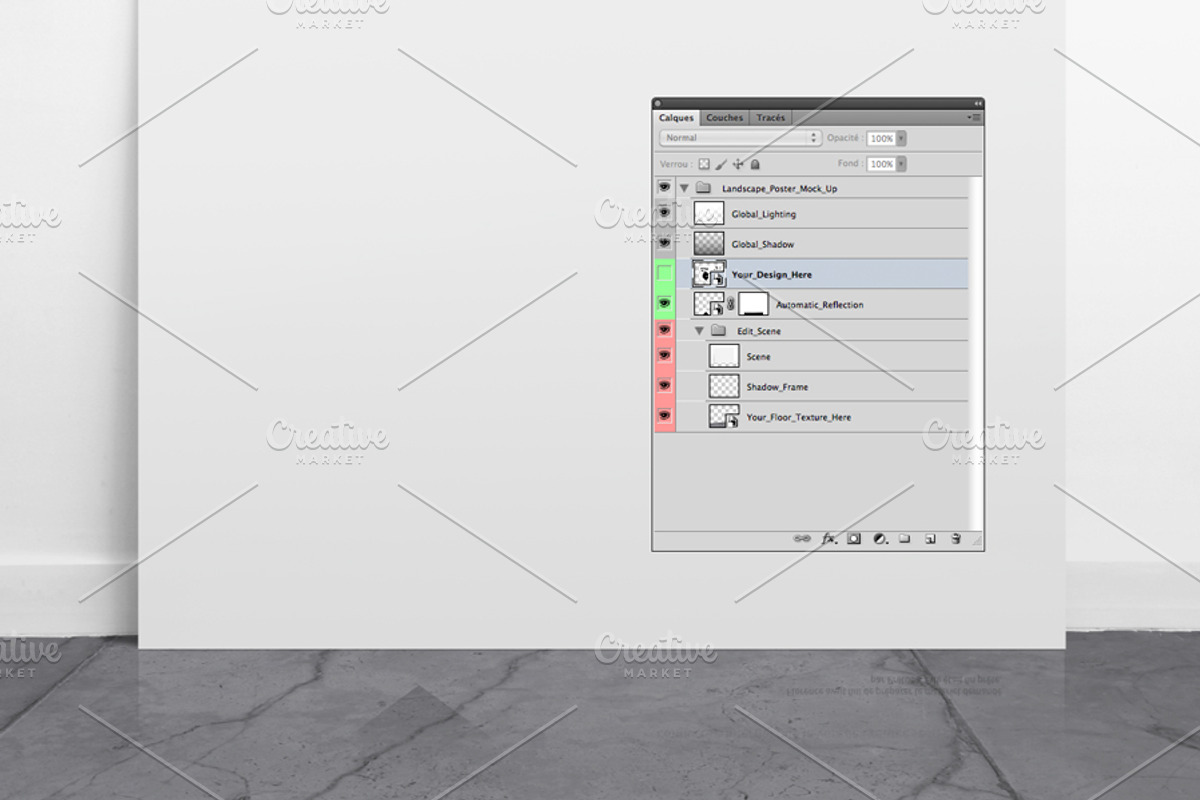 Poster Mockup - Landscape - 01, a Product Mockup by Formelier (Photo 2 of 4)
