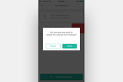 Complete iOS ui kit for delivery app, an UI Kit Template by Divanraj (Thumbnail 10 of 29)