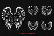 10 Bundle Dark Art Angel Wings, an Illustration by Morspective (Thumbnail 3 of 7)