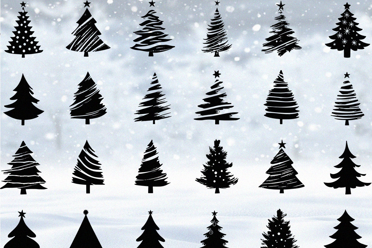 Christmas Tree Silhouette (AI File), an Object Graphic by DesignBTF (Photo 4 of 8)