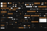 Gold & Coal - UI Kit, an UI Kit Template by Studio Dusk (Thumbnail 14 of 15)