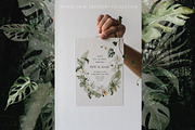 Tropacal Green-watercolor, a Decorative Illustration by AleksaArt (Thumbnail 5 of 16)