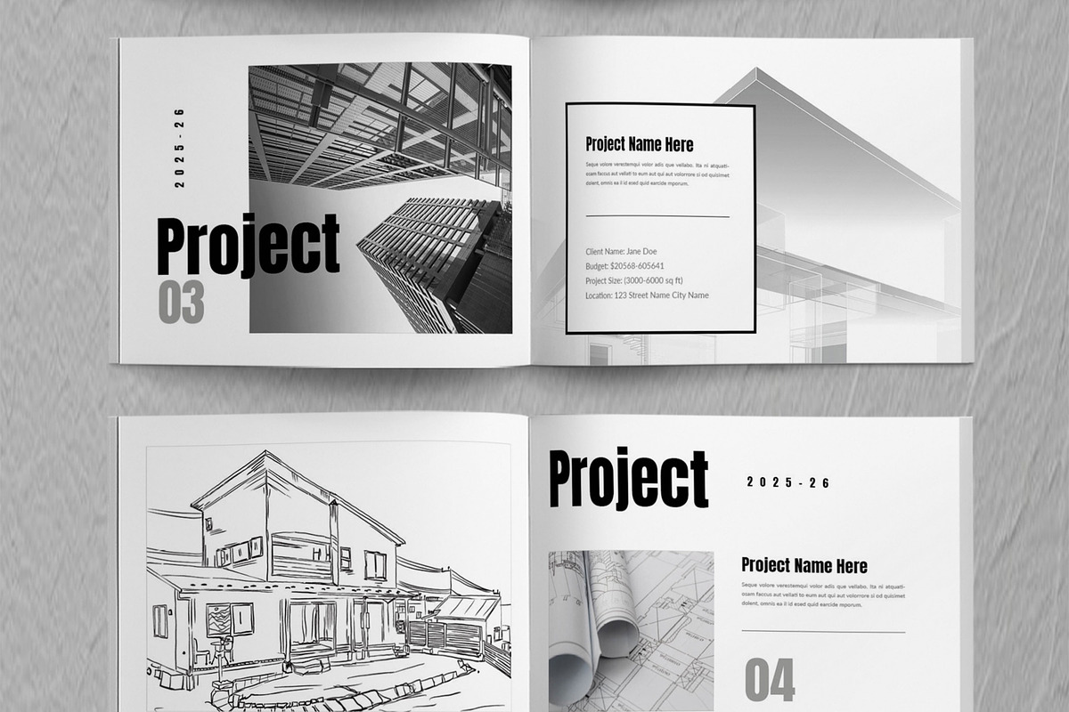 Architecture Portfolio Landscape, a Brochure Template by ContestDesign (Photo 4 of 5)