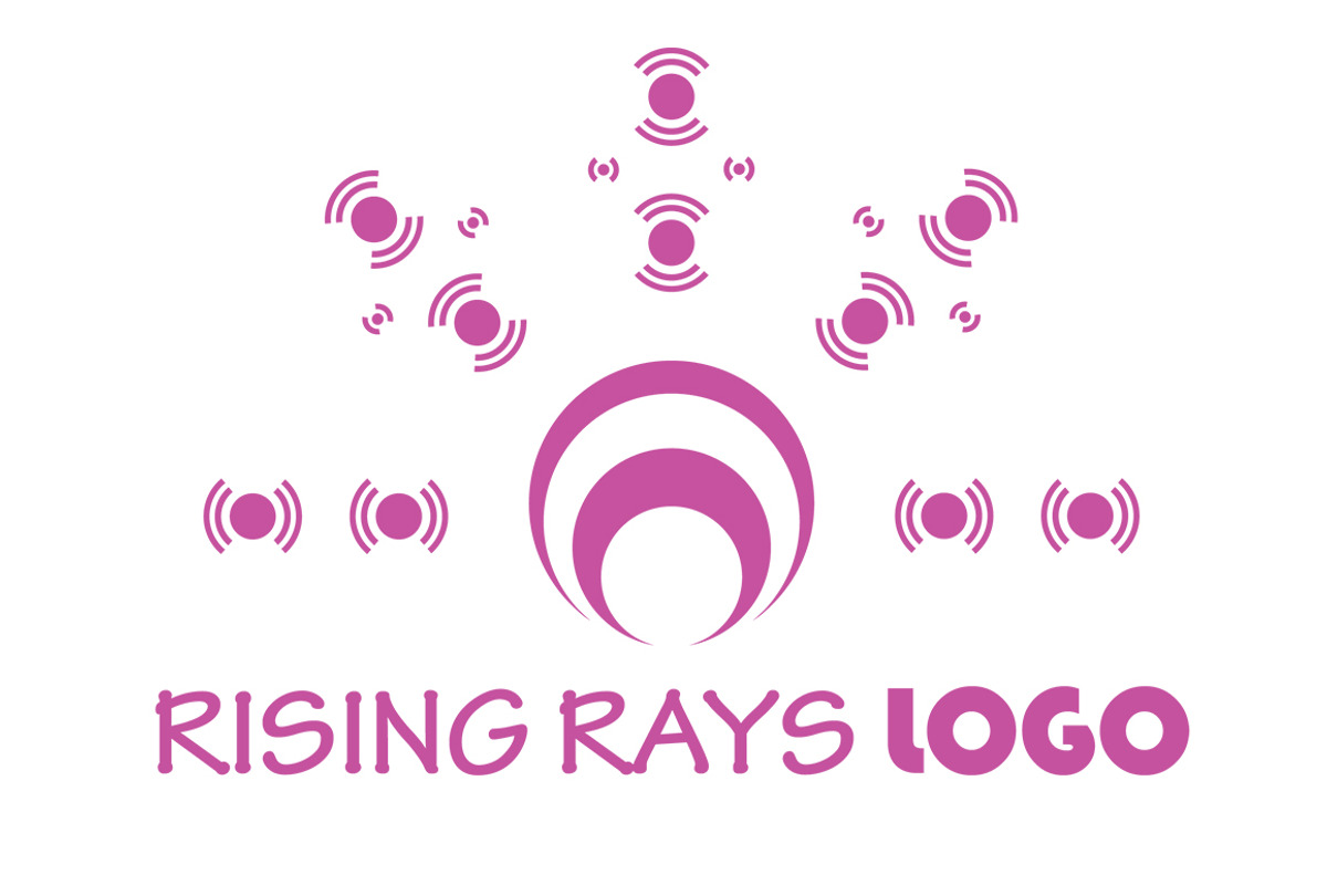 Rising Rays Logo Template, a Branding & Logo Template by KnightWipers