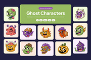 80 Ghost Illustration Bundle, a Seasonal Illustration by Brickclay (Thumbnail 1 of 11)