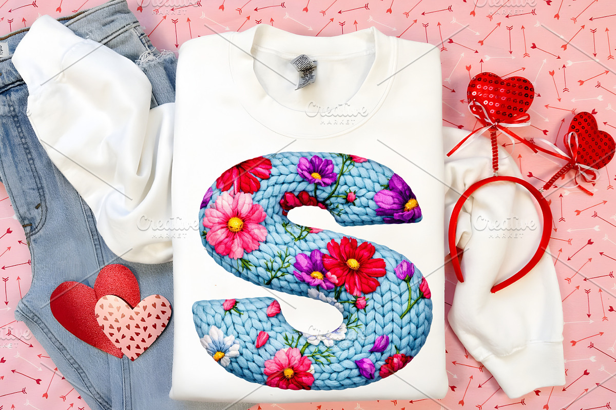 Crochet Alphabet Clipart Bundle, an Illustration by Canvas Craft (Photo 5 of 6)