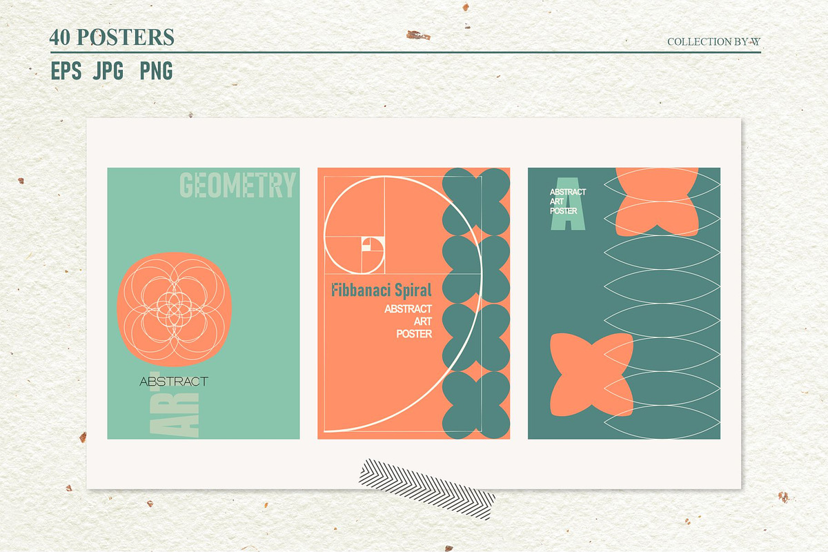 Abstract Geometric Posters, a Background Graphic by Collection by VY (Photo 5 of 15)