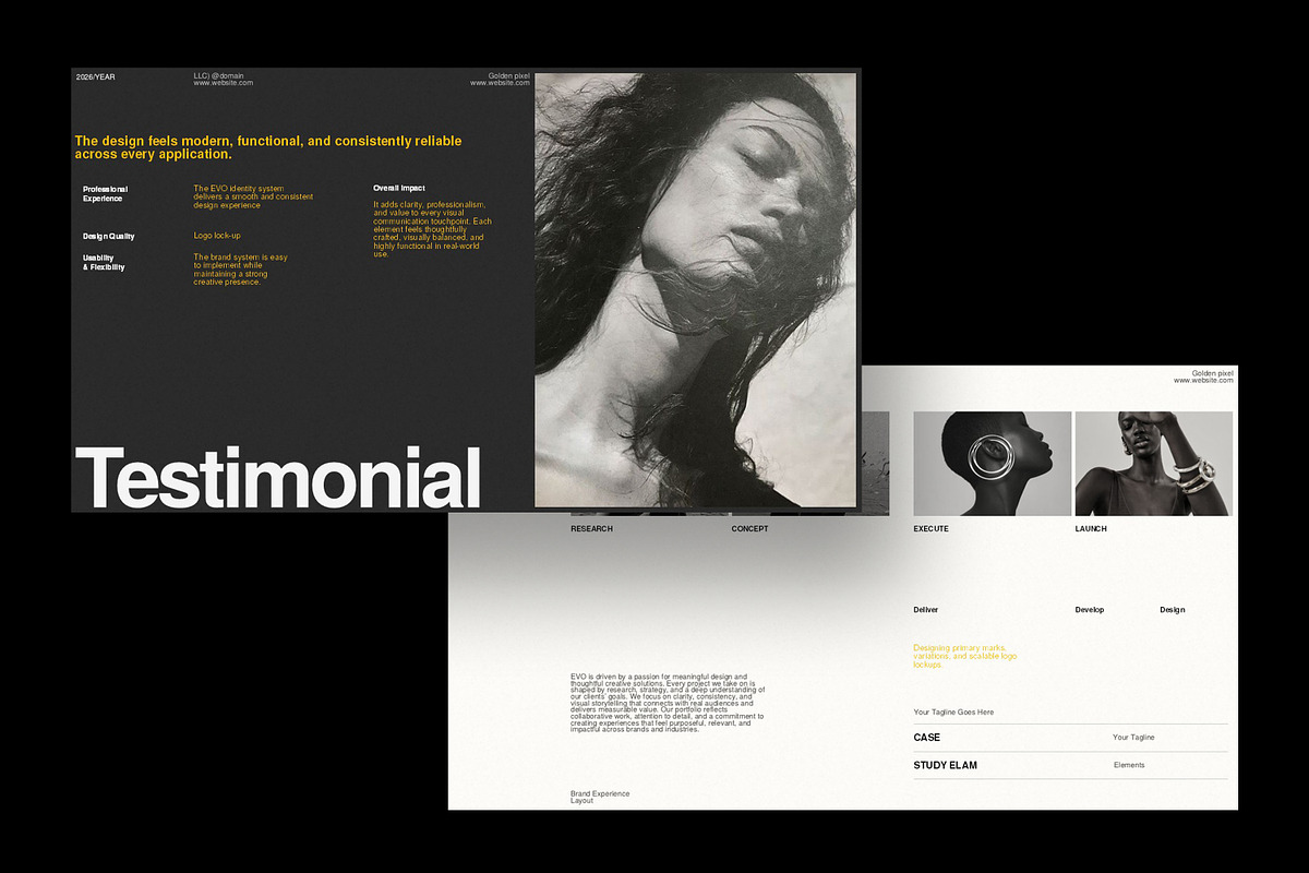 EVO Brand Portfolio Presentation, a Presentation Template by GoldenPixelStudio (Photo 4 of 10)