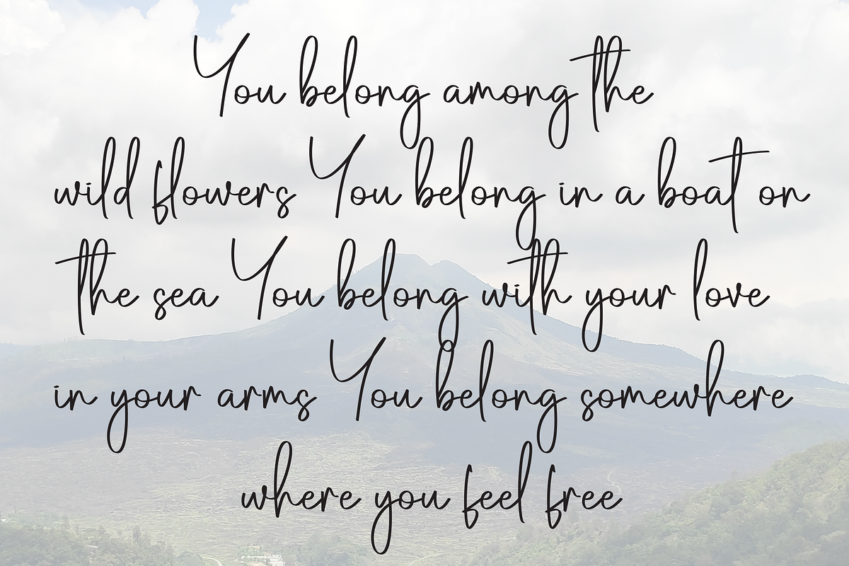 Stories House | Script Font, a Handwritten Font by Scratchones (Photo 6 of 8)