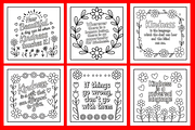 Kindness Quotes Coloring Book, a Decorative Illustration by Design Station (Thumbnail 3 of 5)