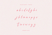 Golden Hours - Cool Brush Font, a Script Font by Nirmana Visual (Thumbnail 5 of 9)