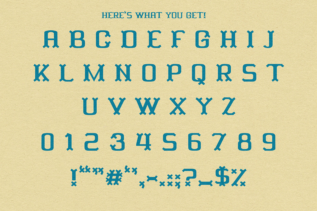 Circus by Eric Pond Designs, a Serif Font by Eric Pond Designs (Photo 3 of 3)