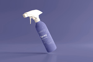 Spray Bottle Mockups