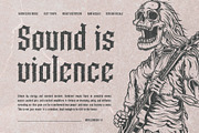 Maknin | Dark and Gothic Blackletter, a Blackletter Font by Ermedia Studio (Thumbnail 9 of 10)