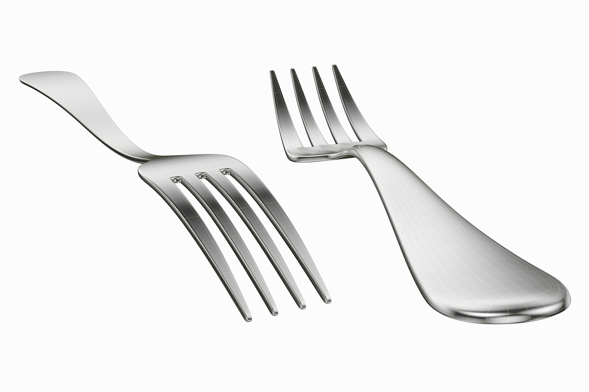 Generic Cutlery 12 Pieces COLLECTION, an Object 3D Model by VK Studio (Photo 10 of 17)