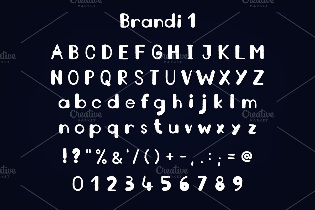 Brandi font preview 2