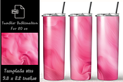 Pink Glitter 20 oz skinny tumbler, a Print Template by SindyPrintDesign (Thumbnail 2 of 7)