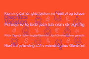 SK Seren, a Sans Serif Font by Salih Kizilkaya (Thumbnail 6 of 15)