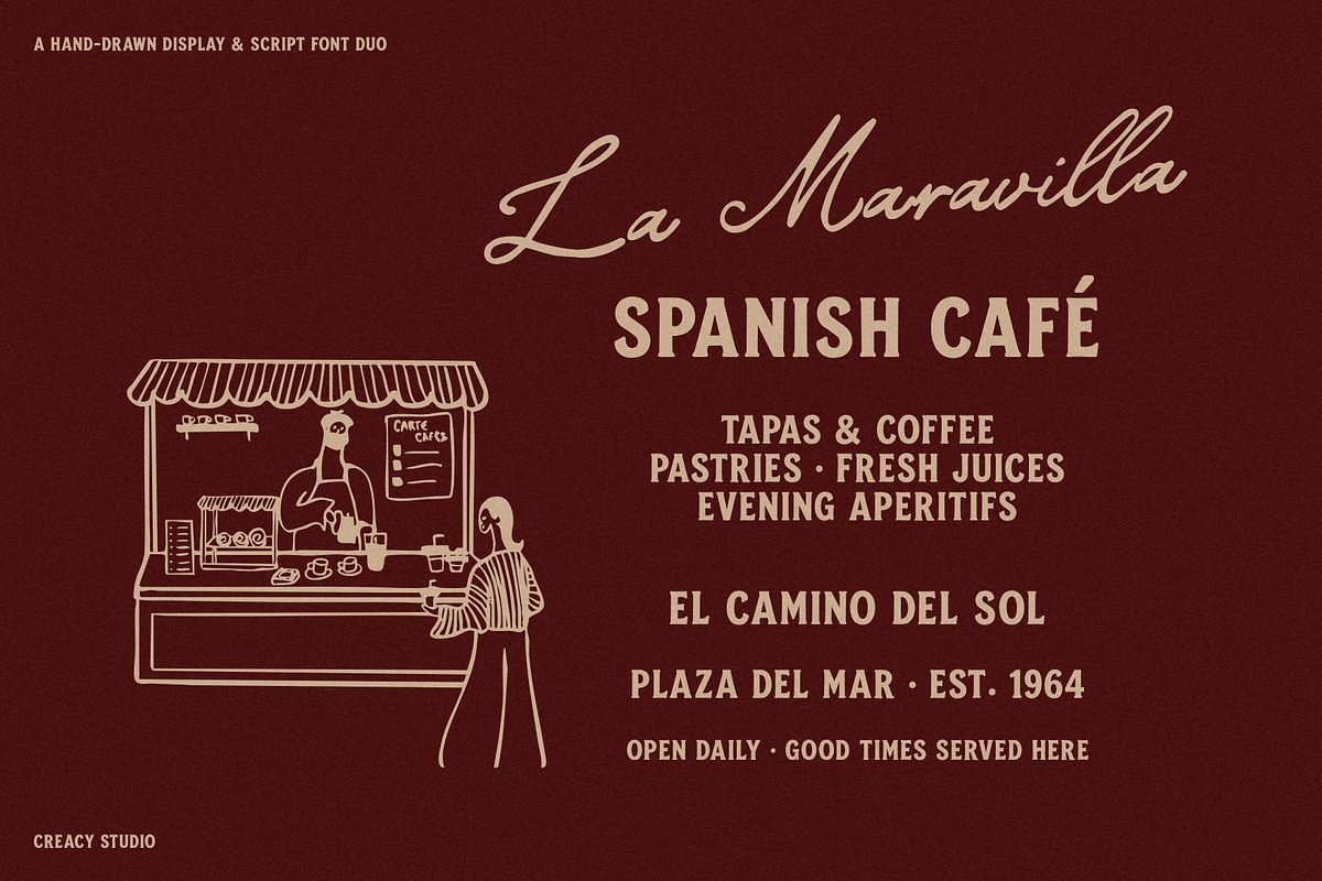 Casa Sol – Mediterranean Font Duo, a Script Font by Creacy Studio (Photo 5 of 10)