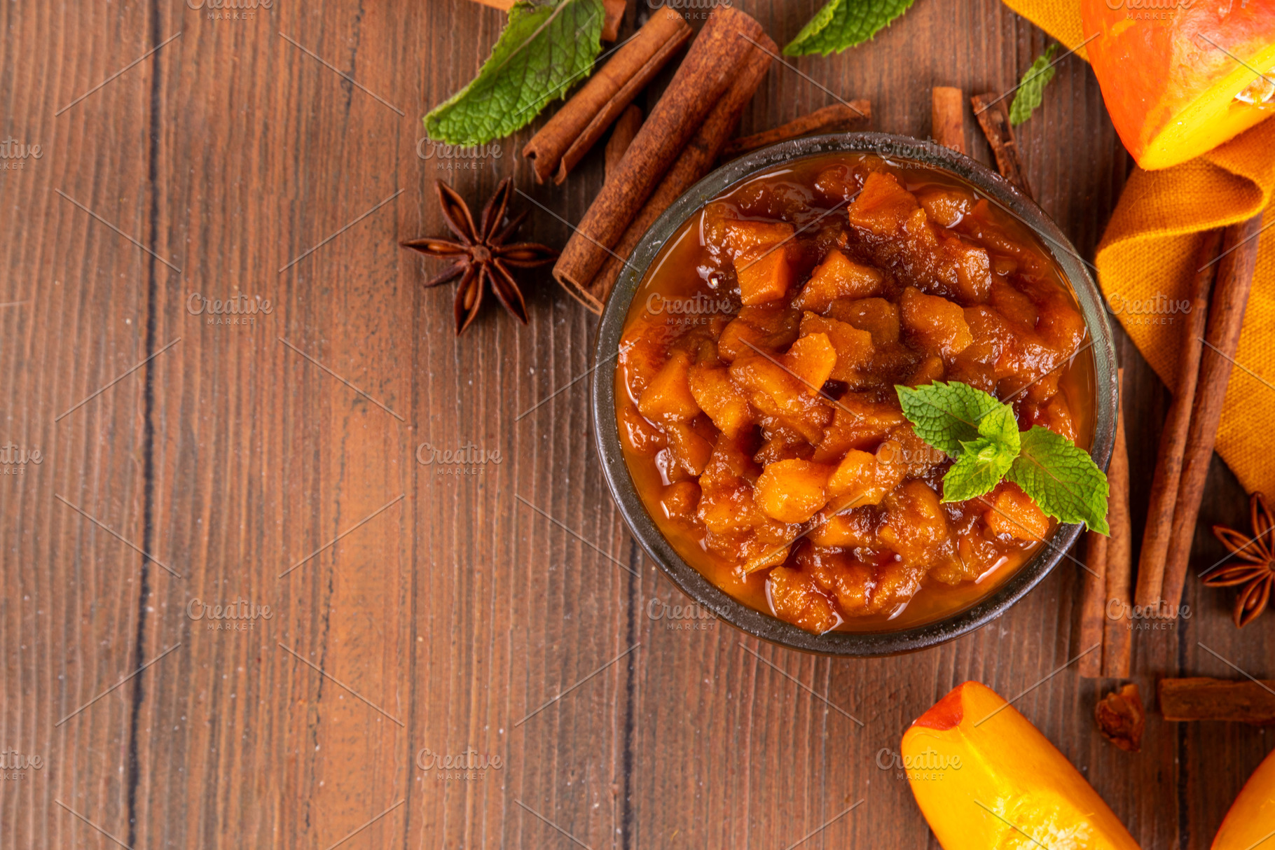Homemade sweet autumn Pumpkin Chutney, a Food & Drink Photo by Rimma