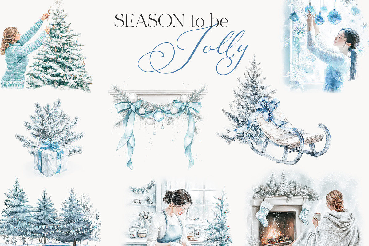 New! Winter Christmas Edition, a Seasonal Illustration by Isabelle Salem (Photo 102 of 227)