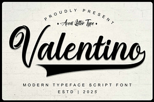 Valentino | Handwritten Script Font