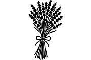 Lavender Flower Silhouette, an Object Graphic by Designer_Momina (Thumbnail 6 of 20)
