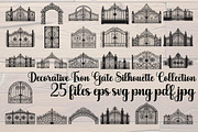 Decorative Iron Gate Bundle, a Decorative Illustration by Designer_Momina (Thumbnail 1 of 26)