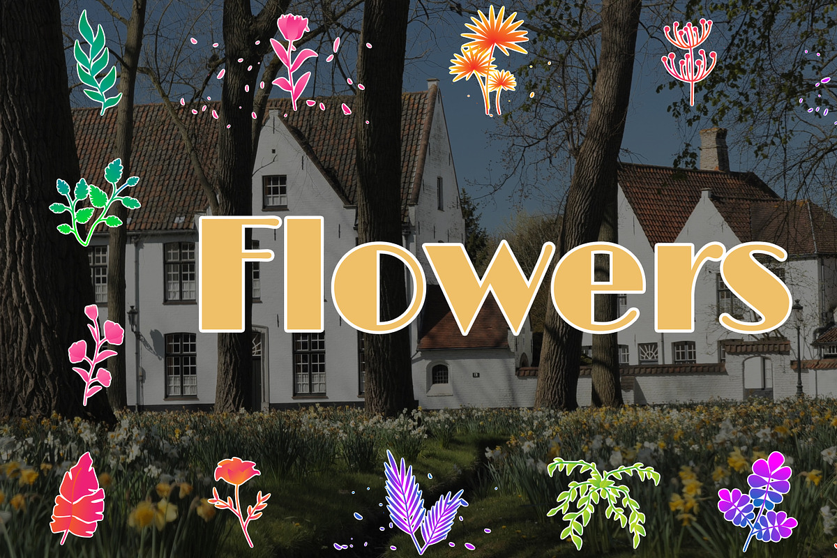 Flowers Pack for DaVinci Resolve, a Templates & Theme by 2dfx (Photo 1 of 2)