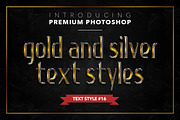 Gold & Silver #1 - 20 Text Styles, a Layer Style Add-On by Jonas Stensgaard (Thumbnail 17 of 23)