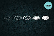 Diamond Vector Objects + Bonus!, an Object Graphic by 52NINE GRAPHICS (Thumbnail 6 of 7)