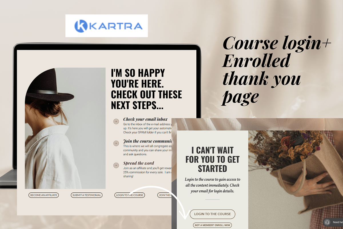 Kartra Membership + Website, a Landing Page Template by Solana Creative Co. (Photo 5 of 12)