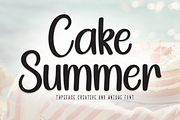Cake Summer | Script Font, a Script Font by Scratchones (Thumbnail 1 of 8)