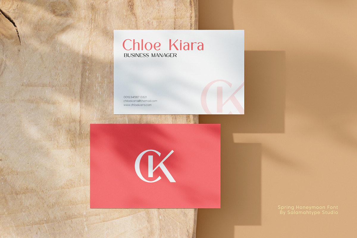 Spring Honeymoon - Aesthetic Font, a Sans Serif Font by Salamahtype (Photo 3 of 9)
