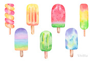 Ice cream watercolor collection, a Food Illustration by Vivitta (Thumbnail 4 of 8)