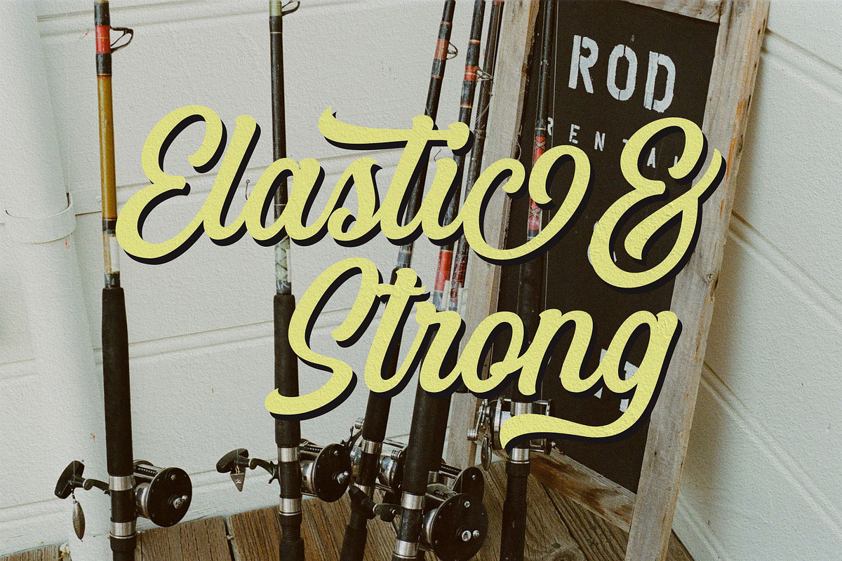 Angler Modern Script Font preview 8