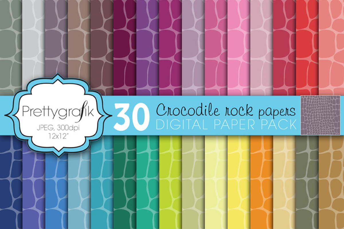crocodile animal print digital paper