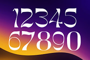 Hendrix - Art Nouveau Display, a Serif Font by HipFonts (Thumbnail 4 of 9)