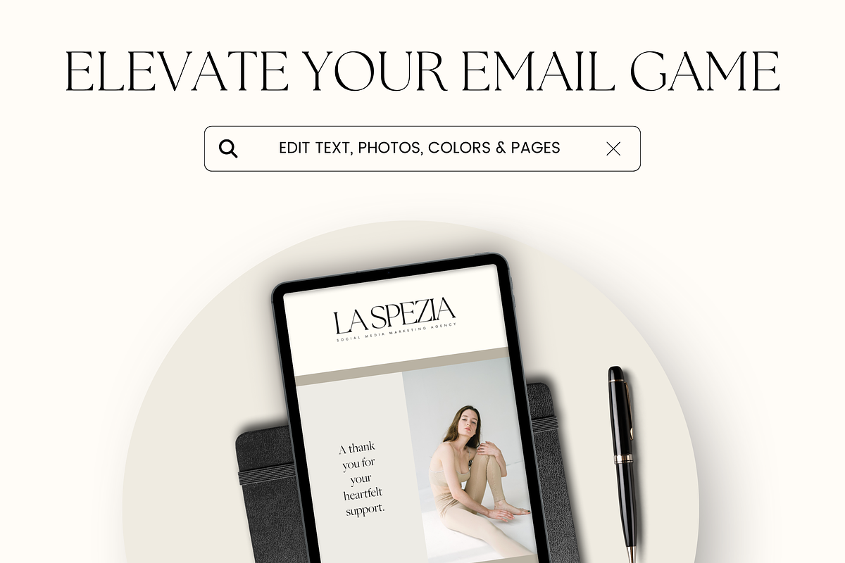 Flodesk Email Newsletter Templates, an Email Template by Branding Babe Co. (Photo 6 of 6)