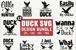 Duck SVG Design Bundle, a Graphic by crative8112