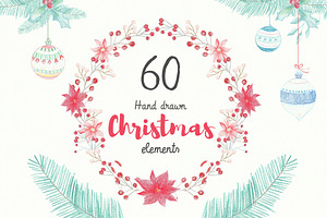 Hand Drawn Christmas Elements