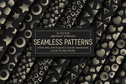 10 Vector Stippled Seamless Patterns, a Pattern Graphic by yamonstro (Thumbnail 1 of 12)
