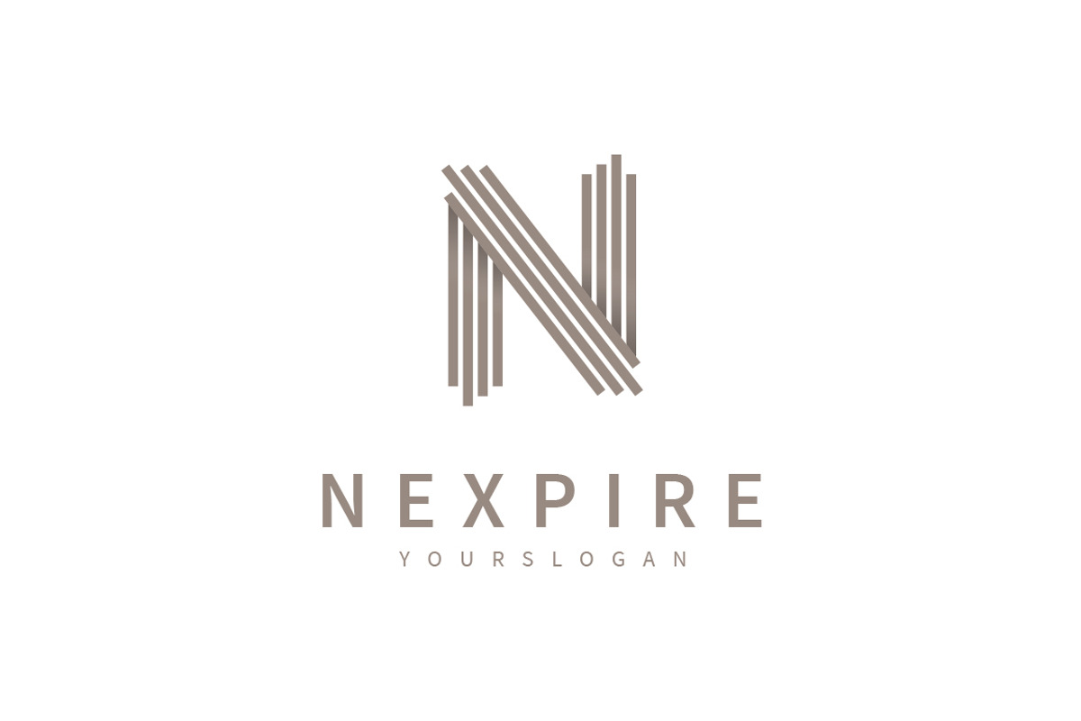 N Letter Logo Template, a Branding & Logo Template by Fatih Güneş (Photo 1 of 5)